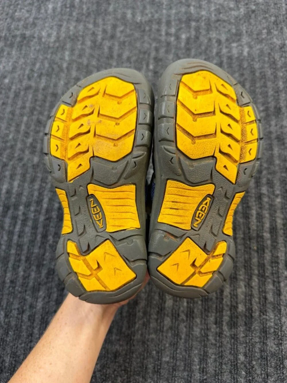 KEEN Newport H2 Waterproof Toddler Sandals Blue Gray Closed Toe US 12 Kids